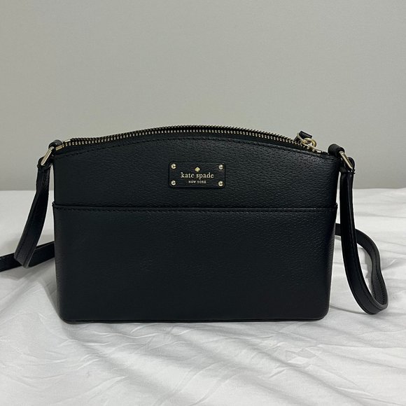 🟡 Kate Spade Grove Street Millie Crossbody Bag Black - Picture 2 of 4